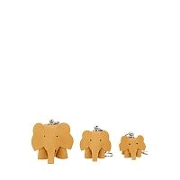 Набор брелков "Слон Аркадий с семьёй" Б-455 - желтый